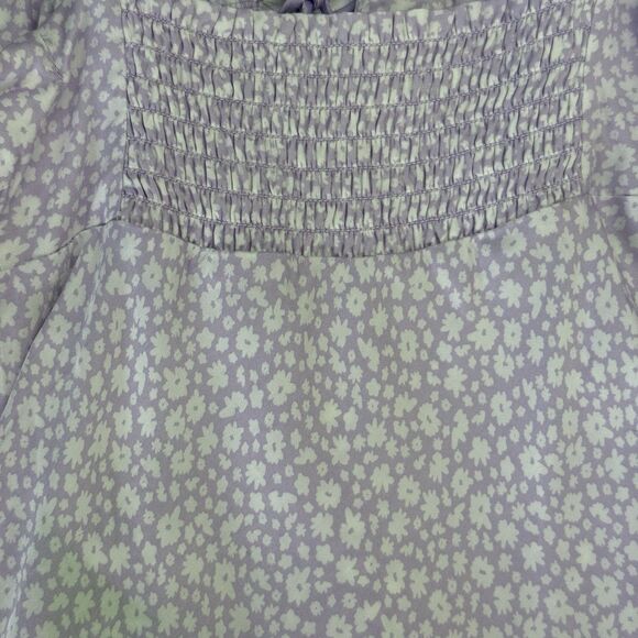 NEW Victoria’s Secret Satin Floral Bustier Corset Slip Dress Size XS Lavender - Picture 6 of 11